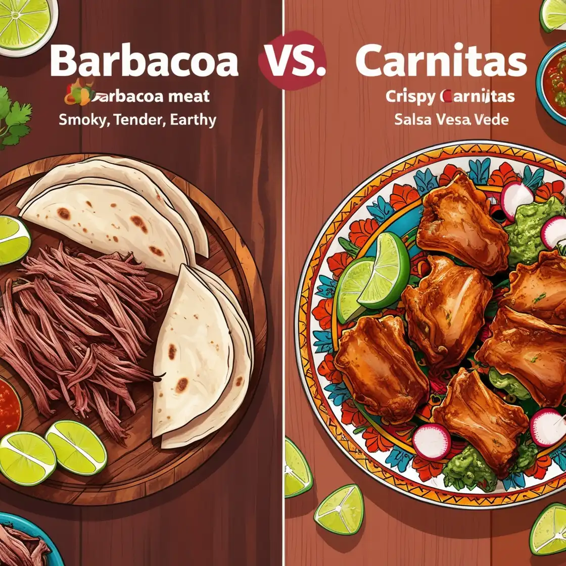 Barbacoa vs. Carnitas