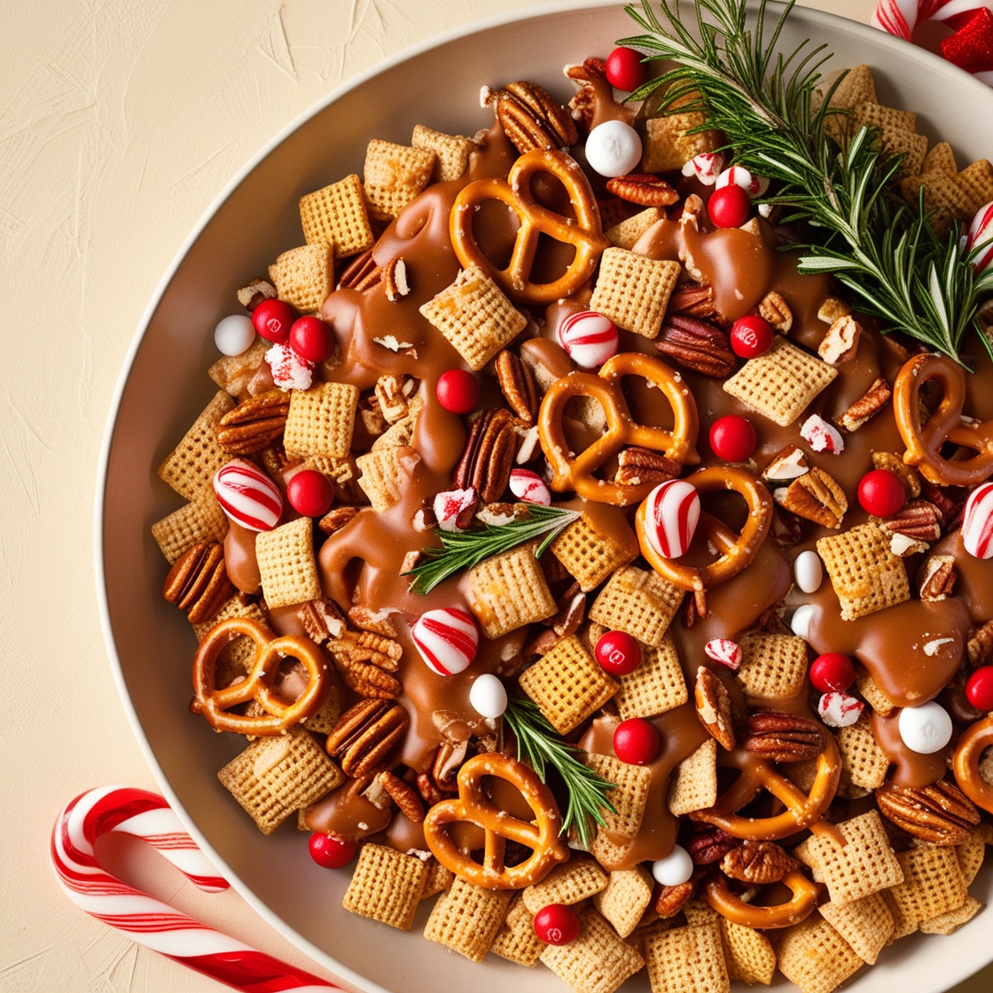 Christmas Crack Chex Mix